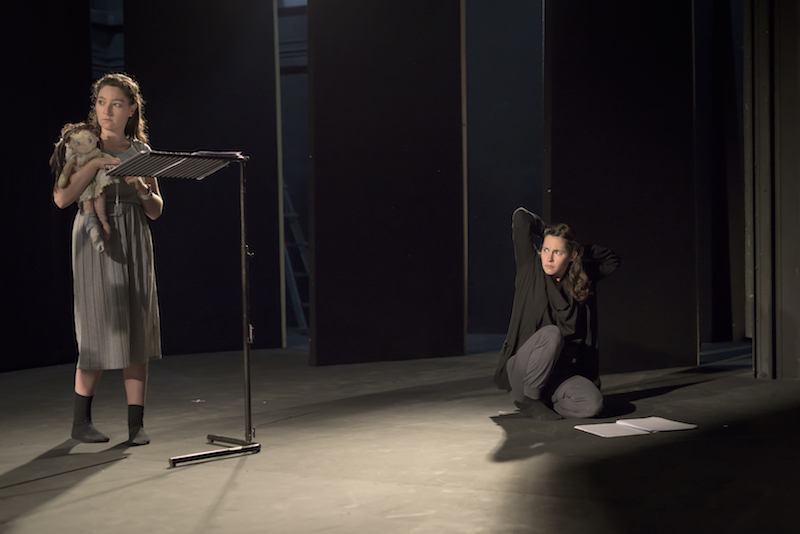 Ob Gob performance at the Peacock Theatre, Dublin, with Cara Christie and Stephanie Dufresne.